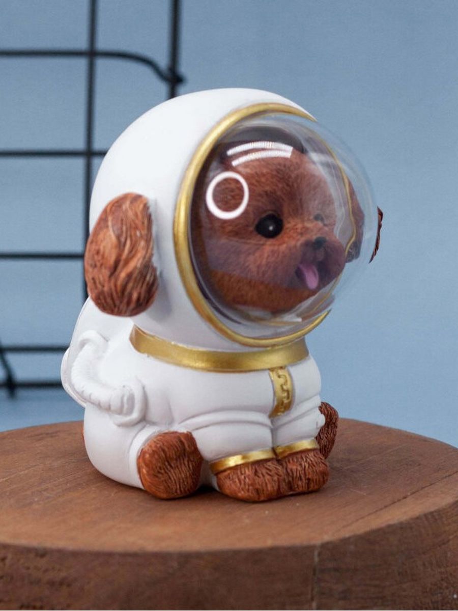 Ночник iLikeGift Dog space suit brown - фото 5