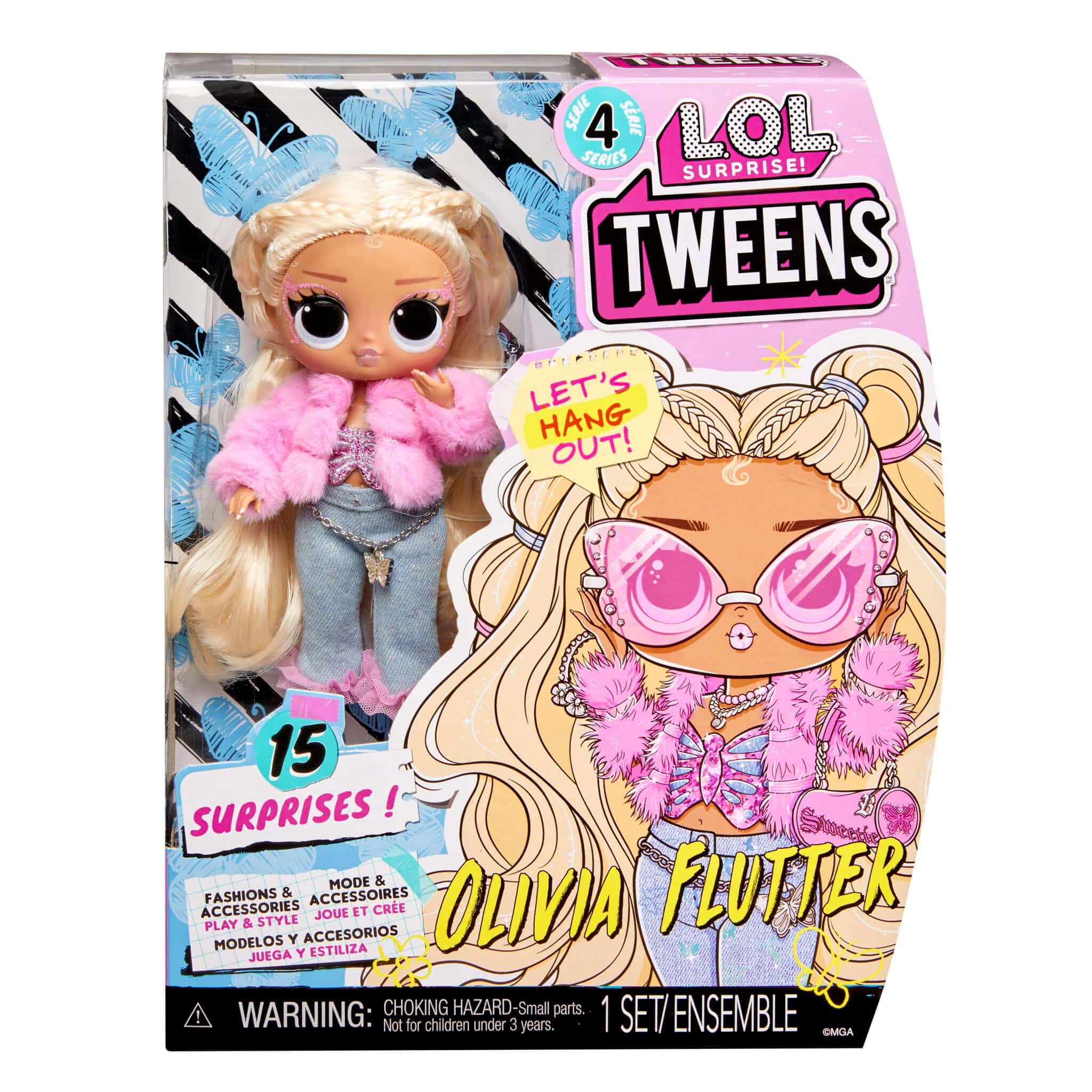 Игровой набор с куклой L.O.L. Surprise! Tweens 4 серия Olivia Flutter  588733 купить по цене 3390 ₽ в интернет-магазине Детский мир