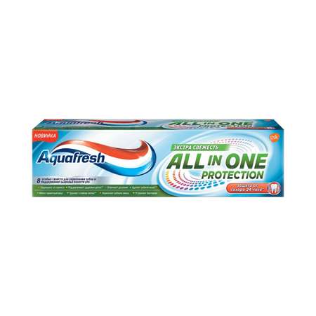 Зубная паста АКВАФРЕШ All-in-One Protection Extra Fresh 75 мл