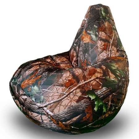 Кресло-мешок груша Bean Joy размер XL оксфорд принт