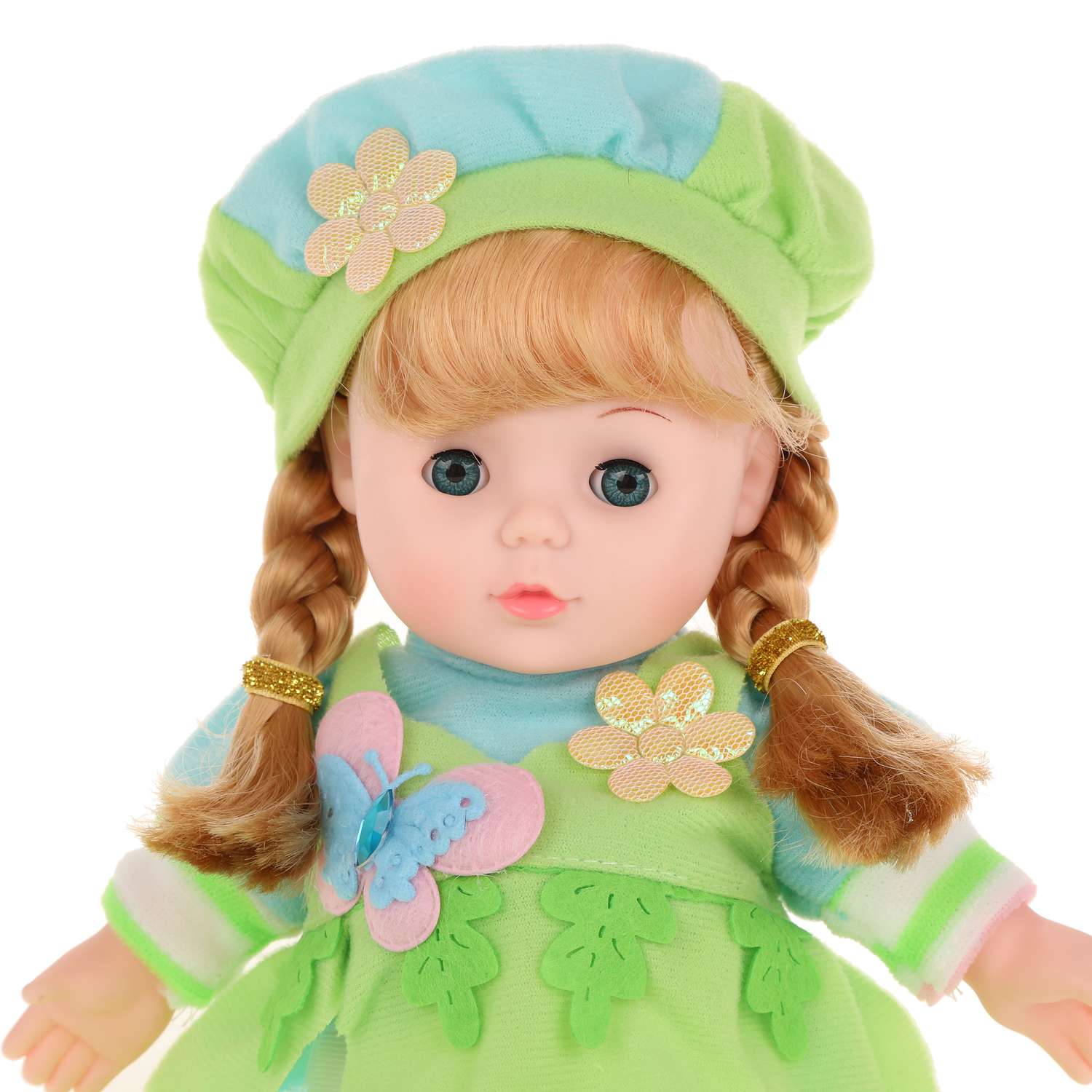 Кукла для девочки Наша Игрушка мягконабивная 30 см русская озвучка 613485 - фото 2