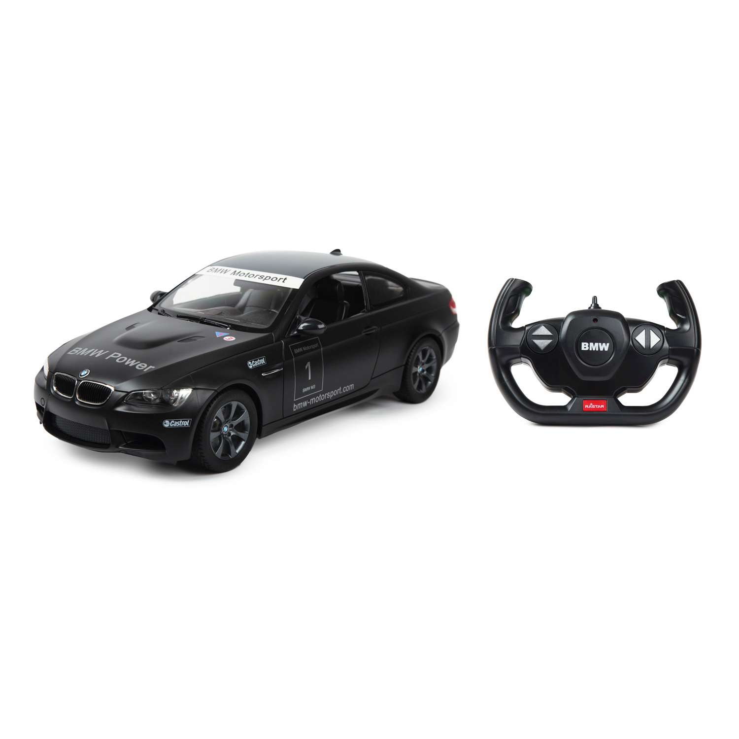 Машина Rastar РУ 1:14 BMW M3 Черная 48000 - фото 1