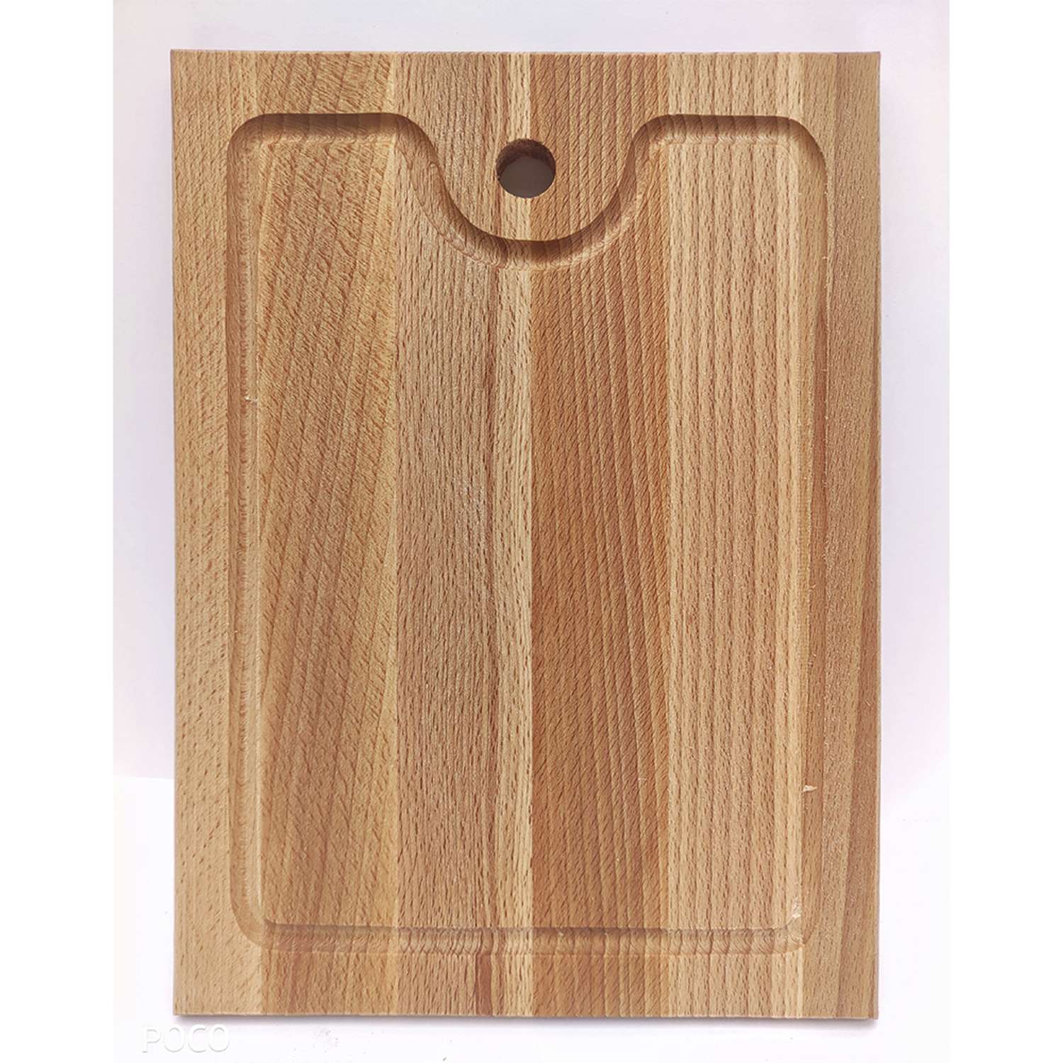 Разделочная доска Хозяюшка деревянная из бука 30х22х1.7 см - фото 1