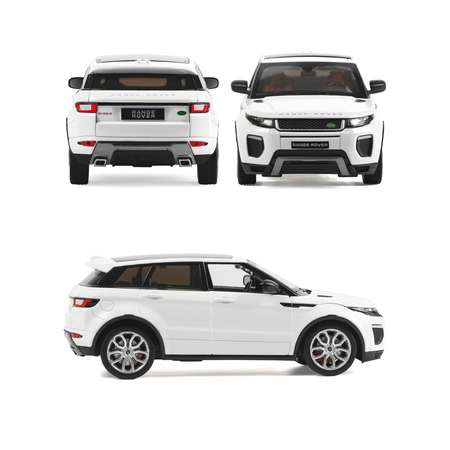 Машинка металлическая АВТОпанорама игрушка детская Land Rover Range Rover Evoque HSE 2017 1:24 белый