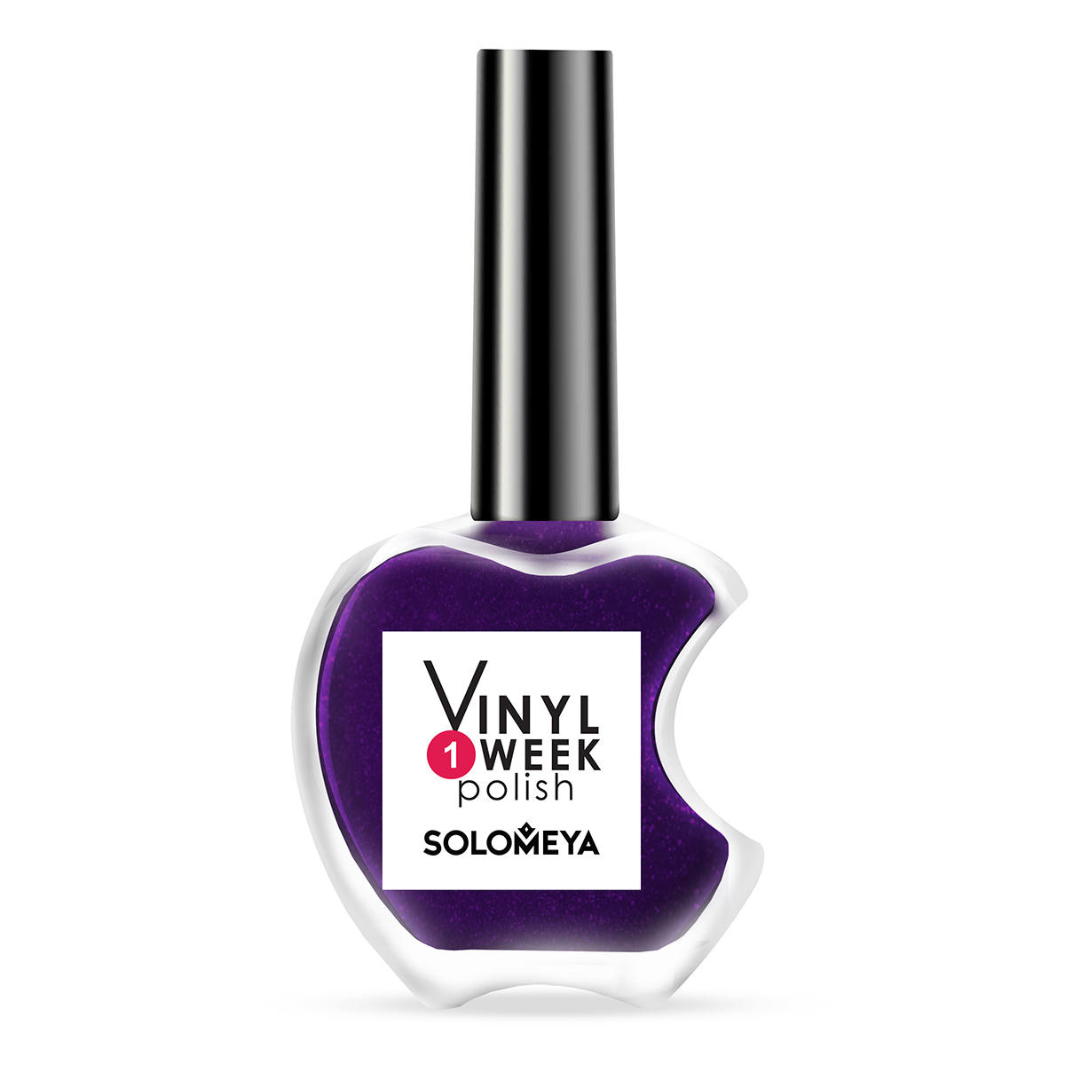 SOLOMEYA 20 лак недельный для ногтей / One Week Vinyl Polish Aubergine