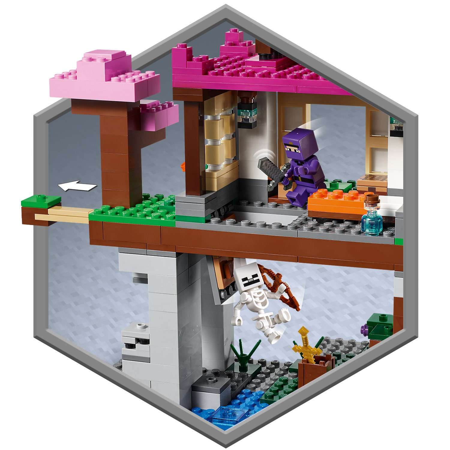 Конструктор LEGO Minecraft Площадка для тренировок 21183 - фото 7
