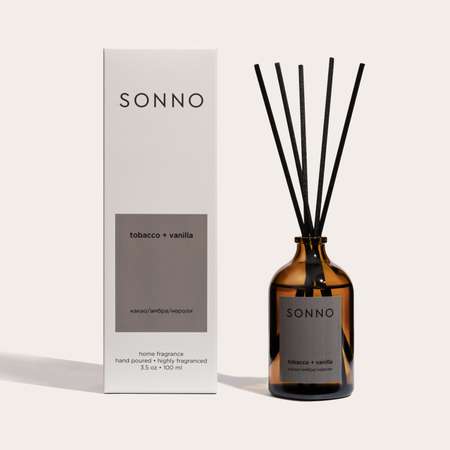 Ароматический диффузор SONNO Tobacco + Vanilla 100 мл