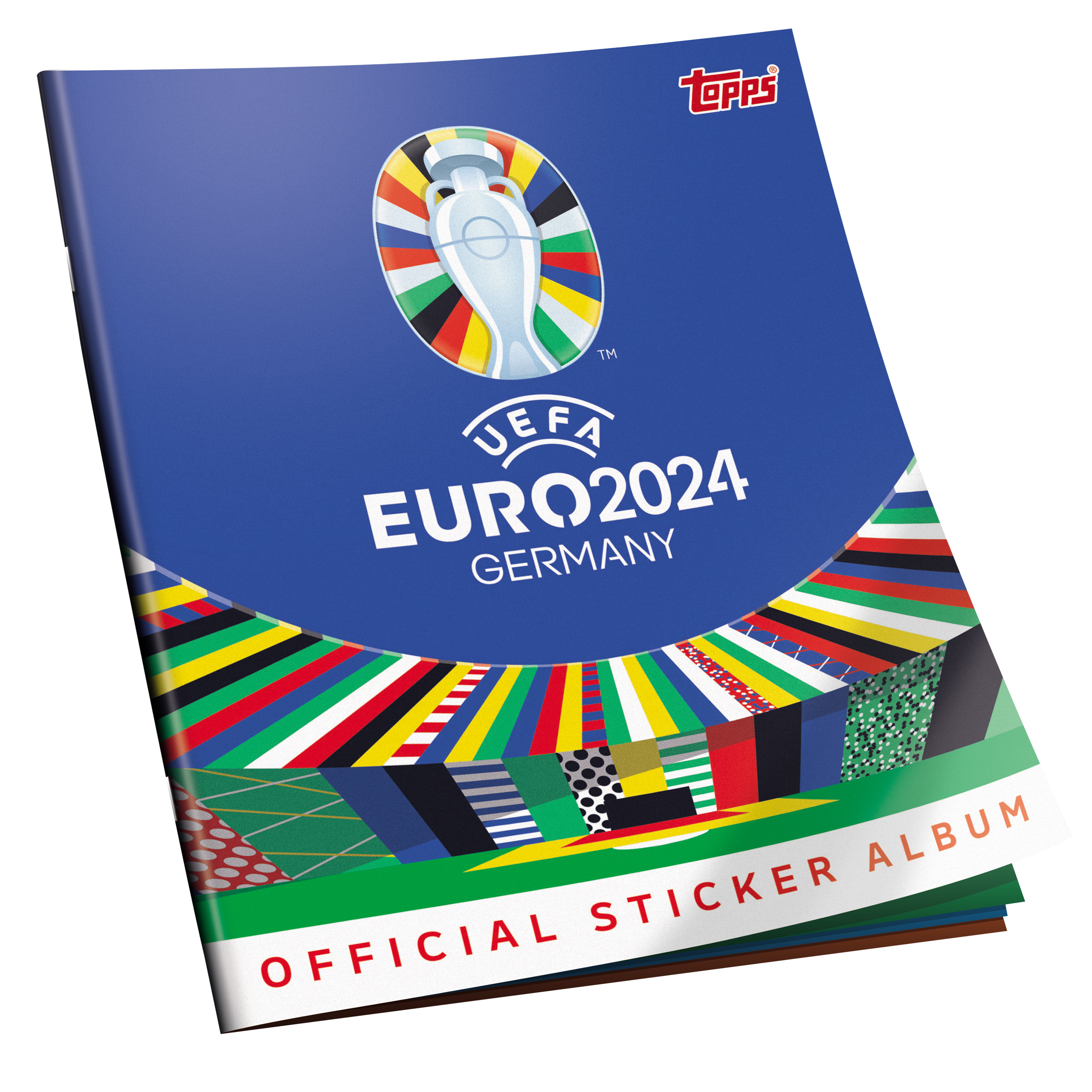 Стартовый набор topps Чемпионат Европы по футболу альбом и 24 наклейки - фото 22
