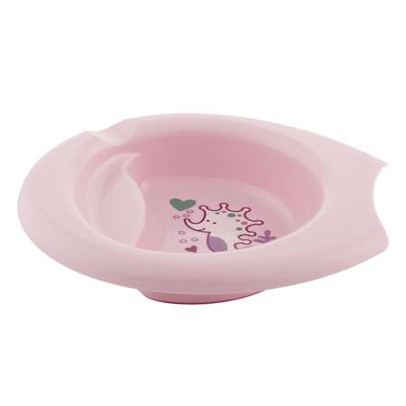Тарелка Chicco Easy Feeding Bowl с 6месяцев Розовая