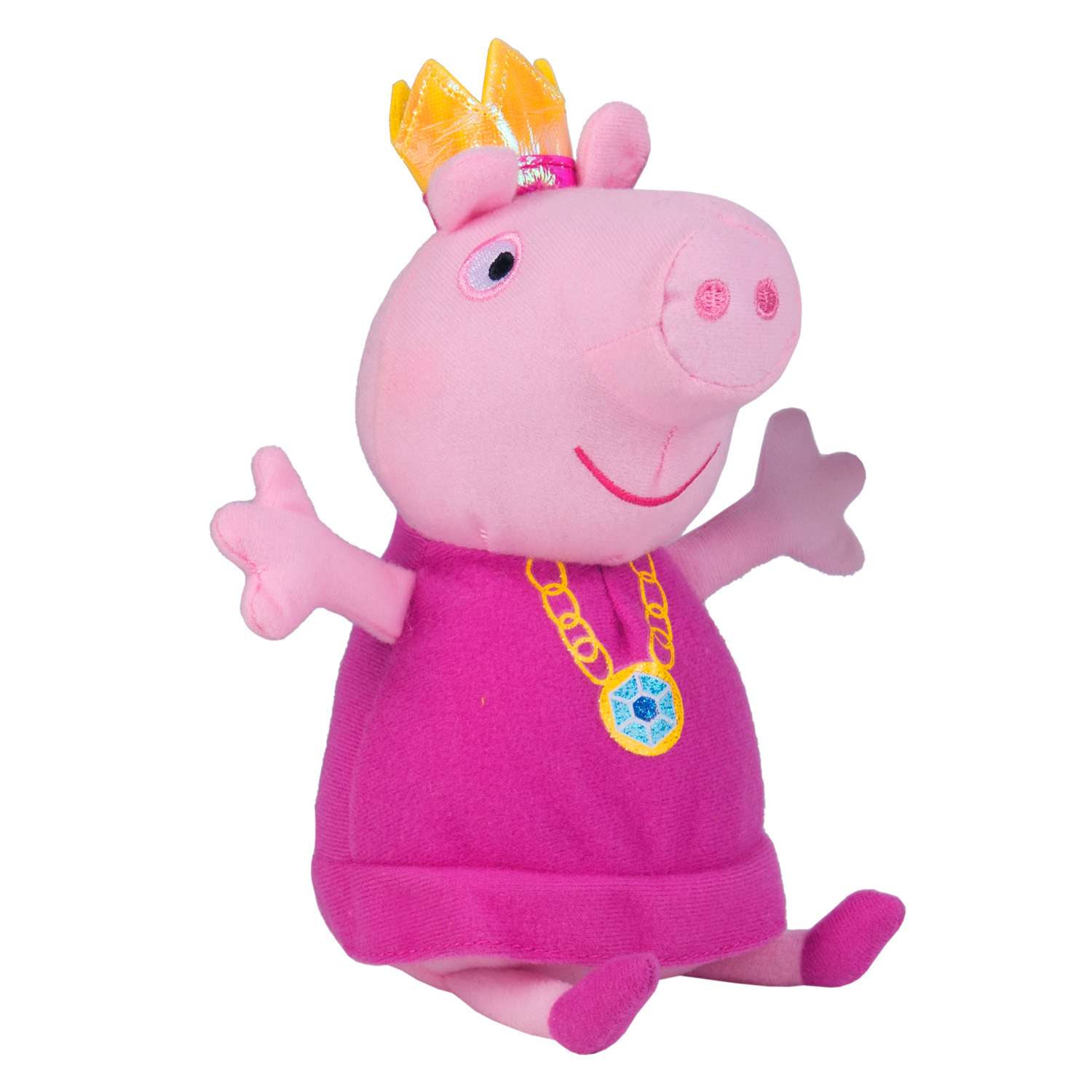 Игрушка мягкая Свинка Пеппа Pig Пеппа принцесса 31151 - фото 2