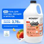 Гель для мытья посуды WONDER Lab Сливочные фрукты 3.78л