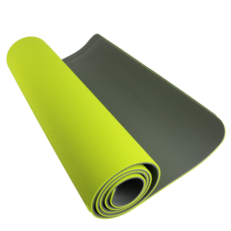 Коврик для йоги и фитнеса Espado TPE 173x61x0.6 см зеленый ES9031