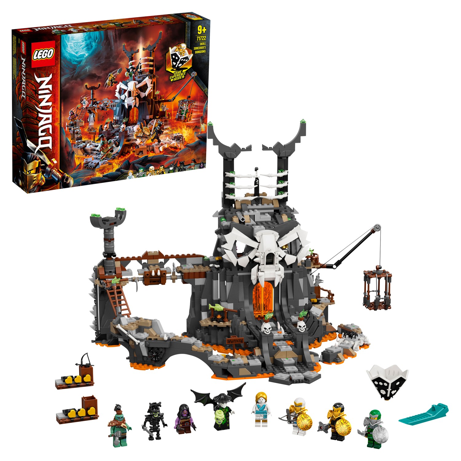 Конструктор LEGO Ninjago Подземелье колдуна-скелета 71722 - фото 1