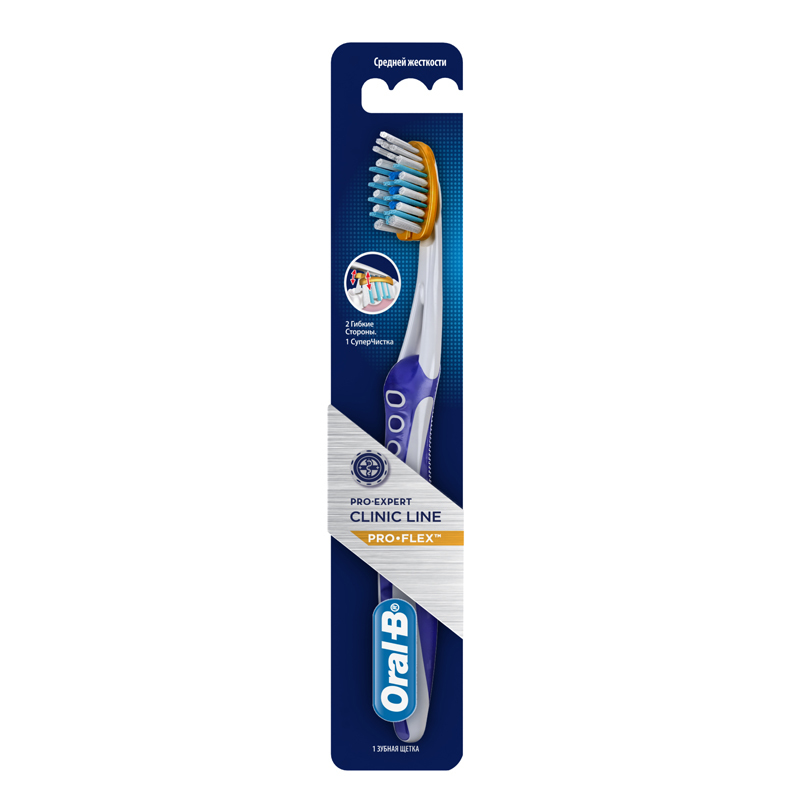 Зубная щетка Oral-B Expert Pro-Flex 38 средняя - фото 1