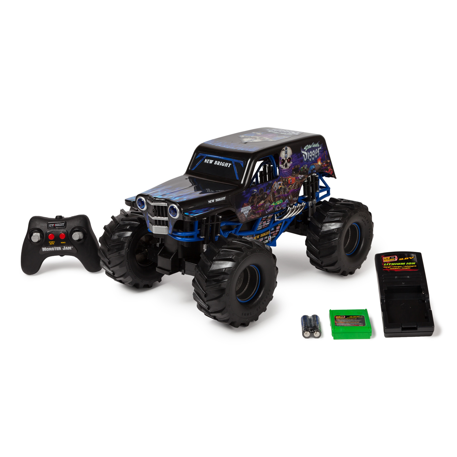 Машинка на радиоуправлении New Bright Джип Monster Jam 1 10 40 купить по  цене 4999 ₽ в интернет-магазине Детский мир