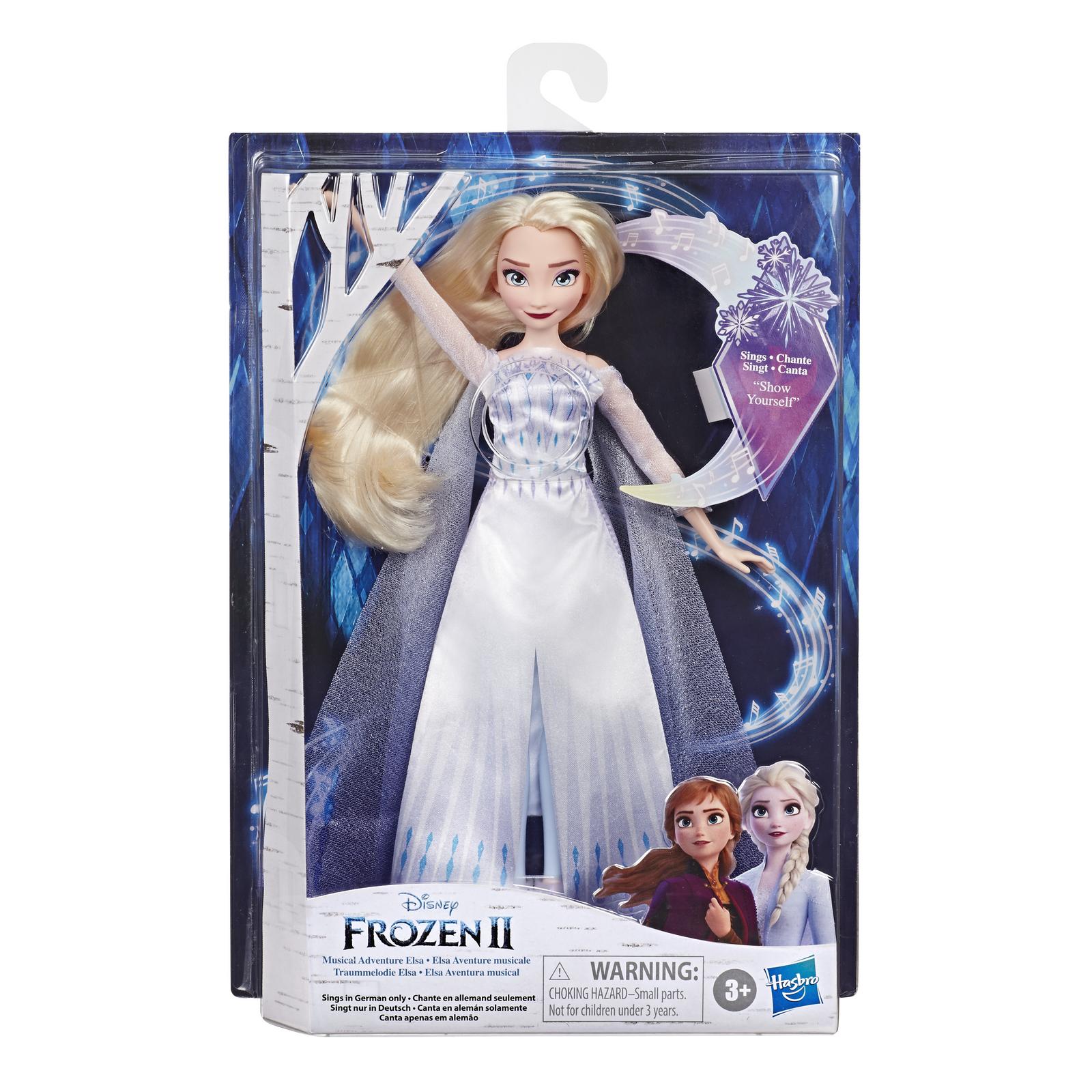 Кукла Disney Frozen Холодное сердце 2 Поющая Эльза E88805X2 купить по цене  1399 ₽ в интернет-магазине Детский мир