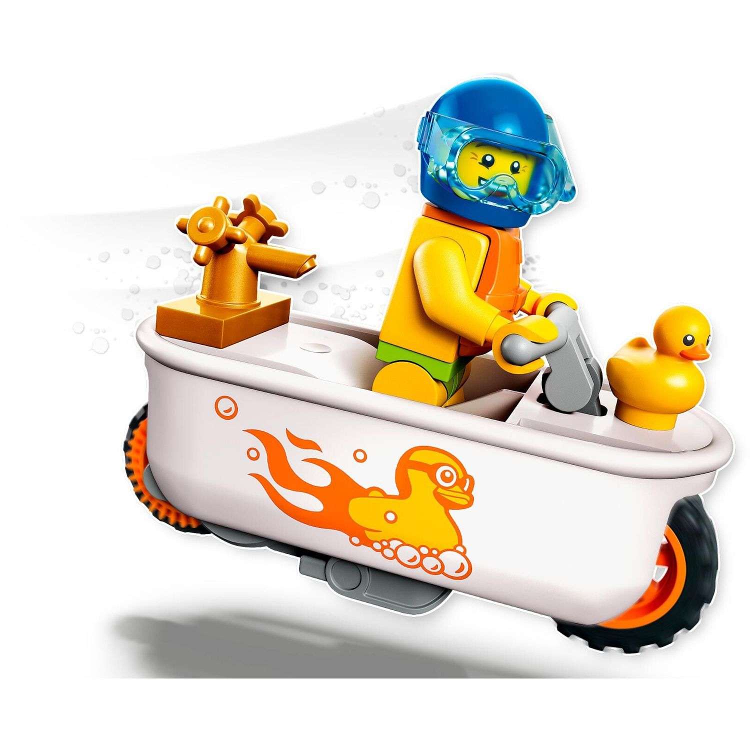 Конструктор LEGO City Bathtub Stunt Bike 60333 - фото 3
