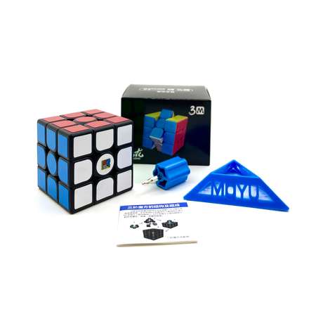 Магнитный кубик Рубика 3х3 SHANTOU MeiLong 3M черный
