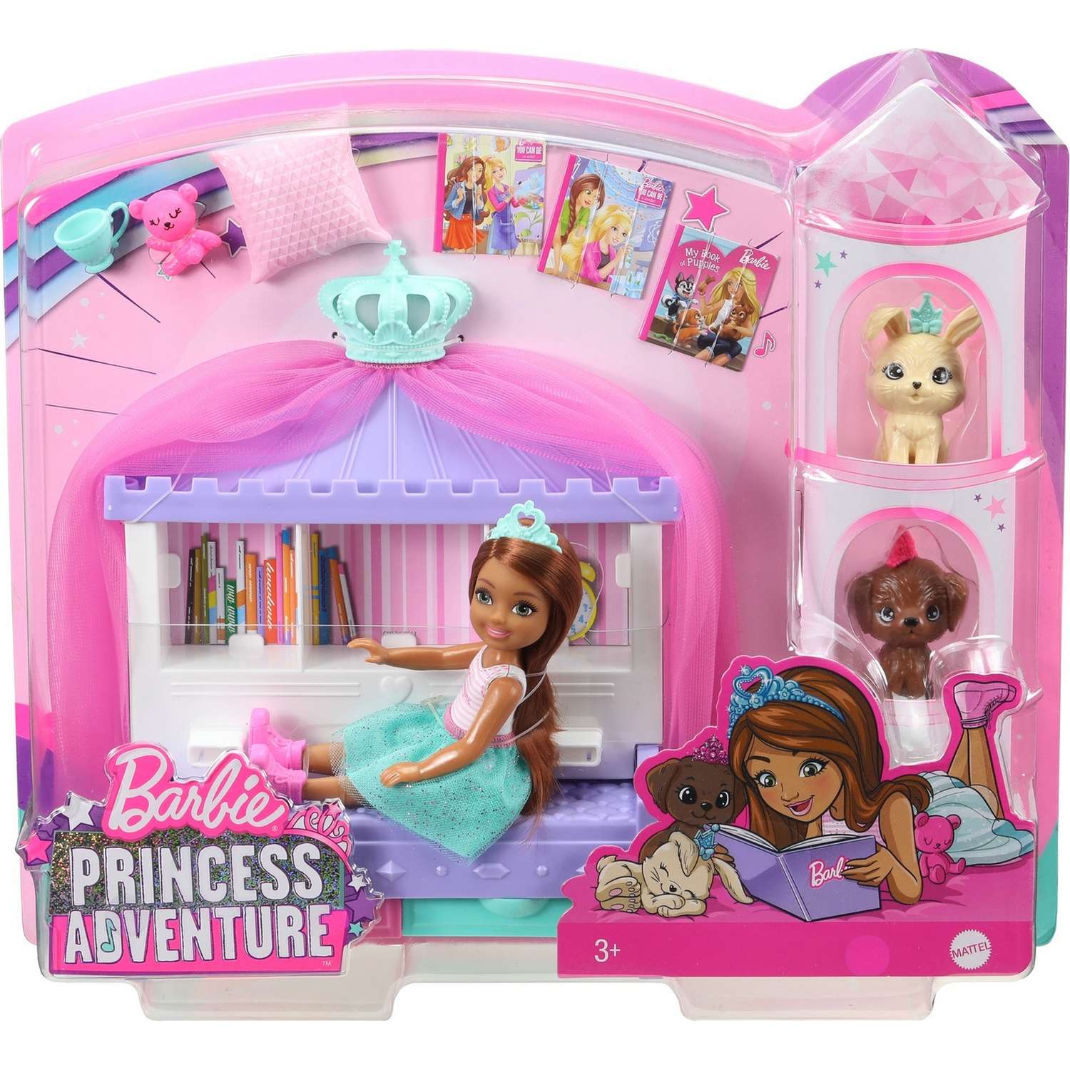 Набор игровой Barbie Семья Приключения принцессы Челси 2 GML74 GML72 - фото 2