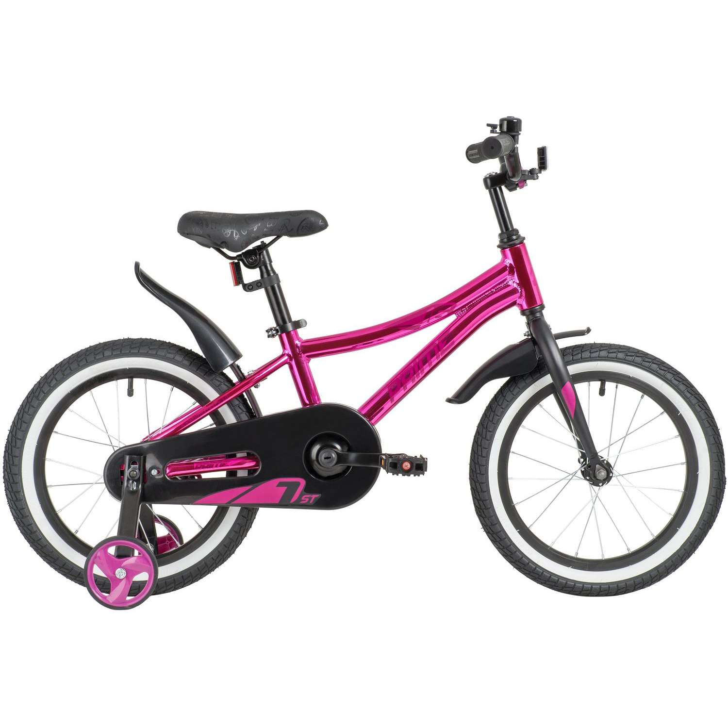 Велосипед NOVATRACK Prime AG 16 розовый металлик - фото 2