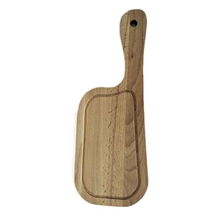 Разделочная доска Хозяюшка деревянная из бука 15х40х1.7 см