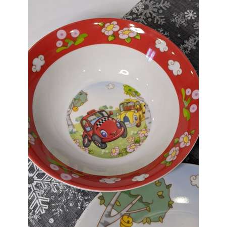 Набор детской посуды Daniks Гонки 3 предмета керамика С390