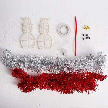 Новогодний ночник Школа Талантов украшение своими руками «Снеговик»