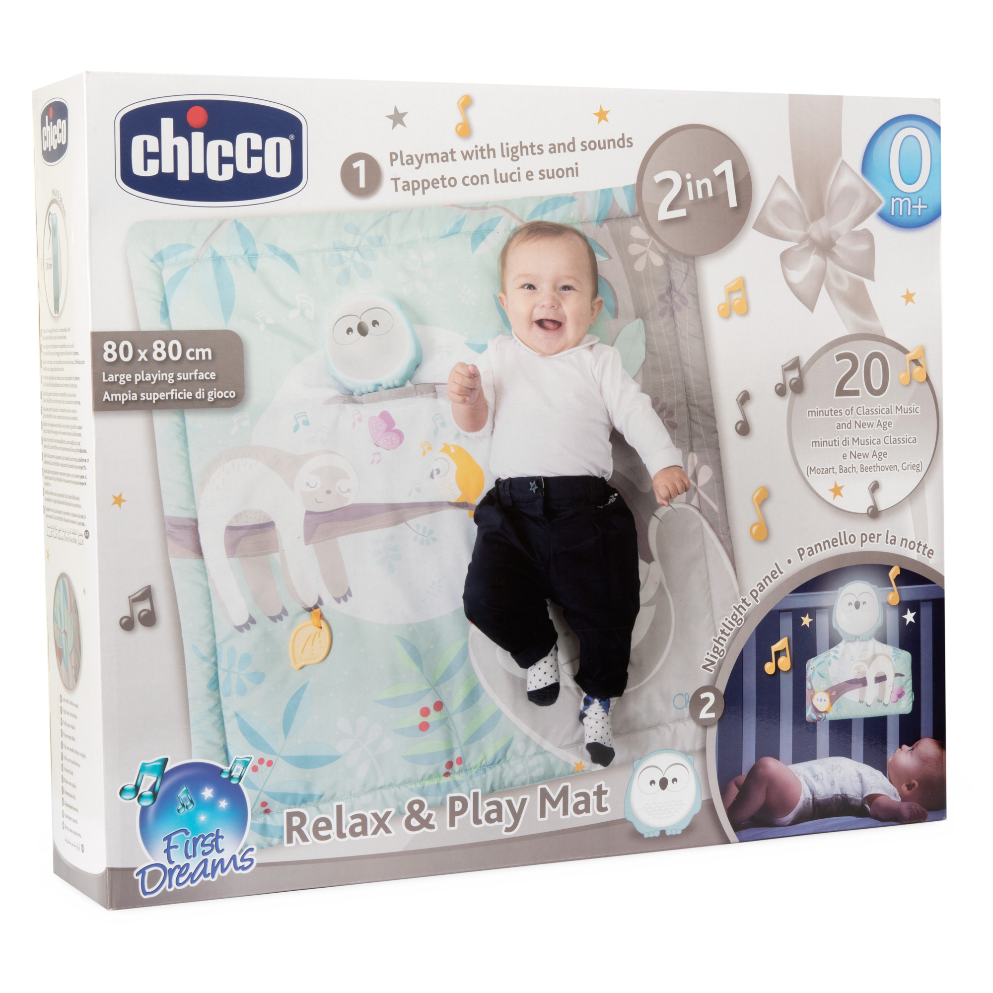 Игрушка-коврик Chicco музыкальный Сова 2 в 1 00011939000000 - фото 12