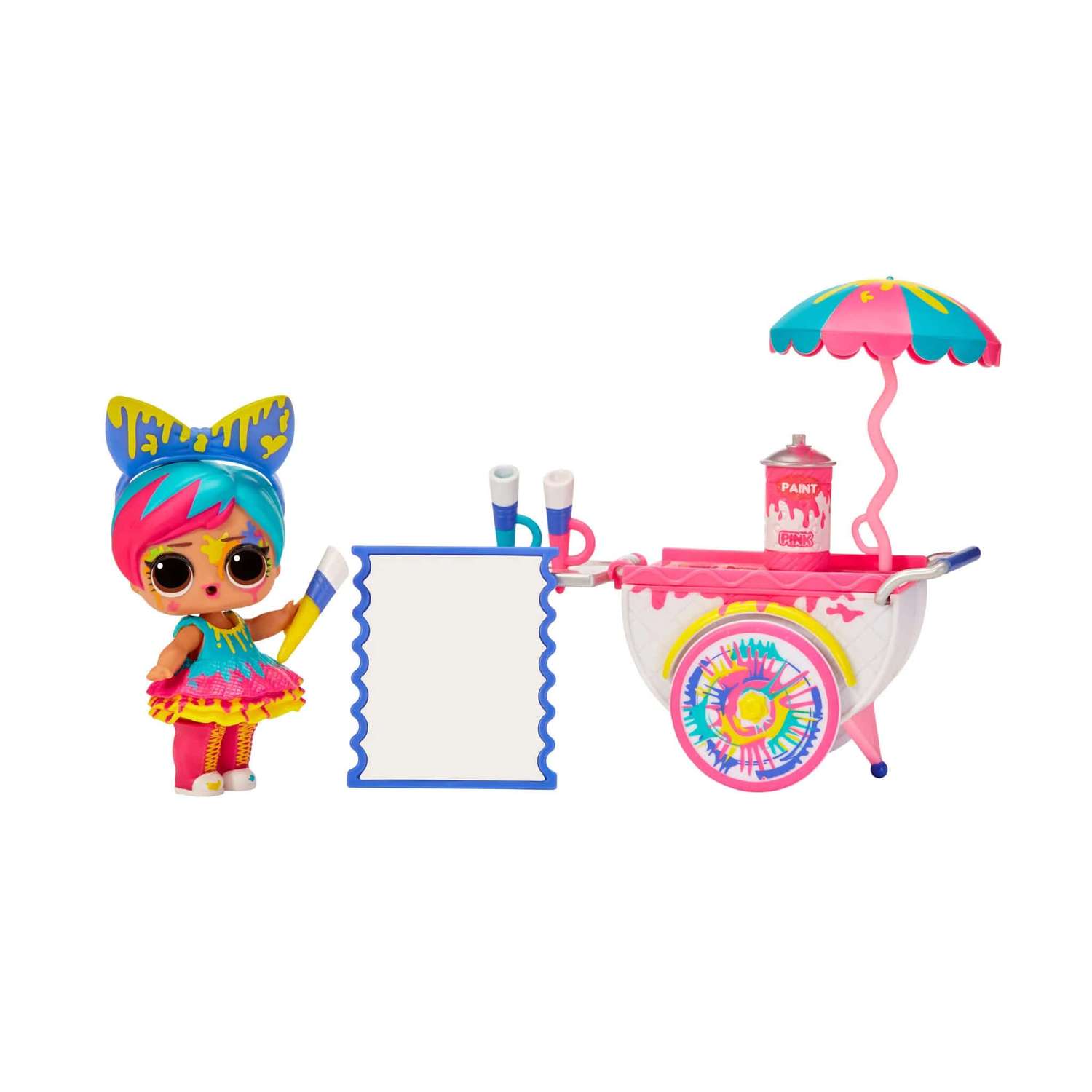 Игровой набор с куклой L.O.L. Surprise! Furniture HOS 6 серия Art Cart и Drip Drop 583806 00-00018699 - фото 4