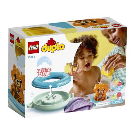 Конструктор LEGO Duplo Bath Time Fun Floating Приключения в ванной Красная панда на плоту