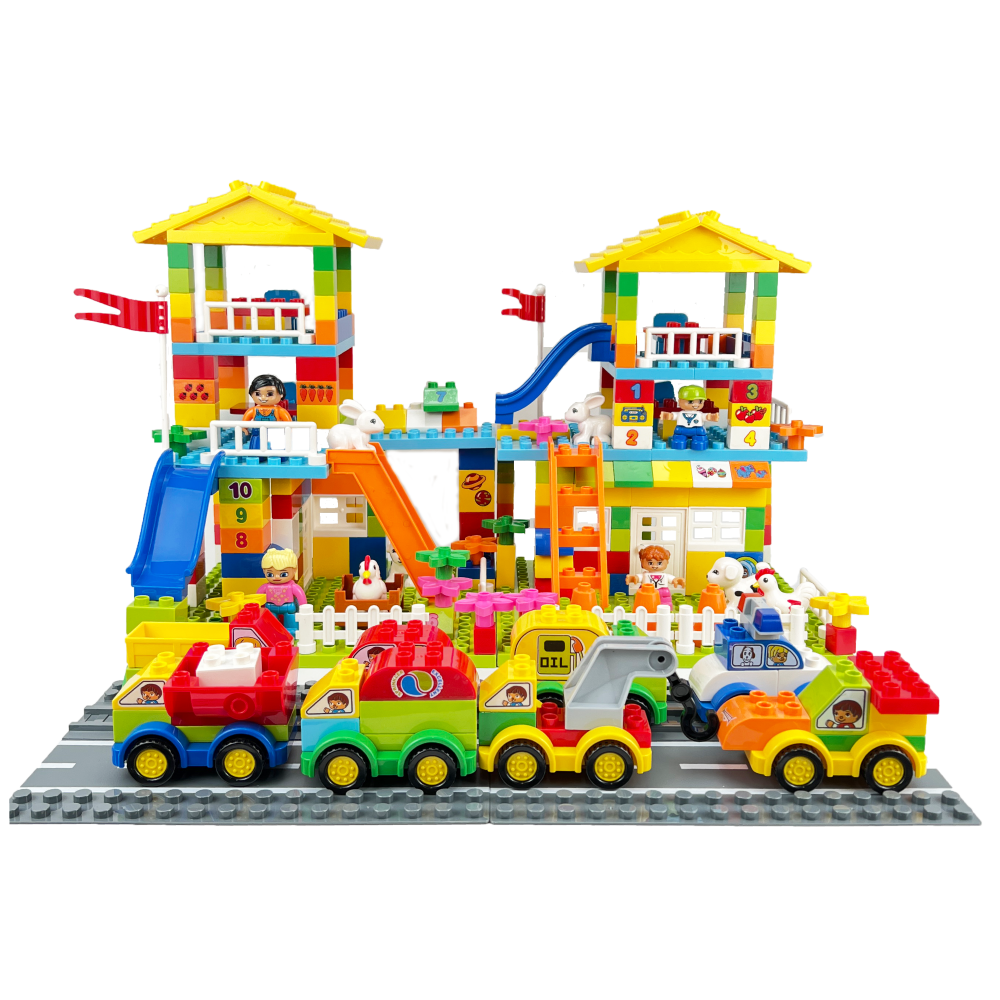 Игрушка LX Конструктор Duplo Городская суета 361 деталь - фото 4