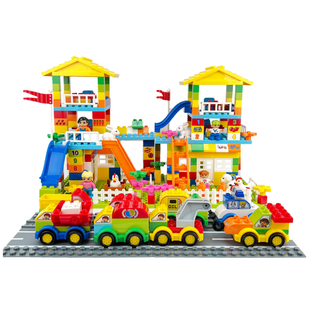 Игрушка LX Конструктор Duplo Городская суета 361 деталь