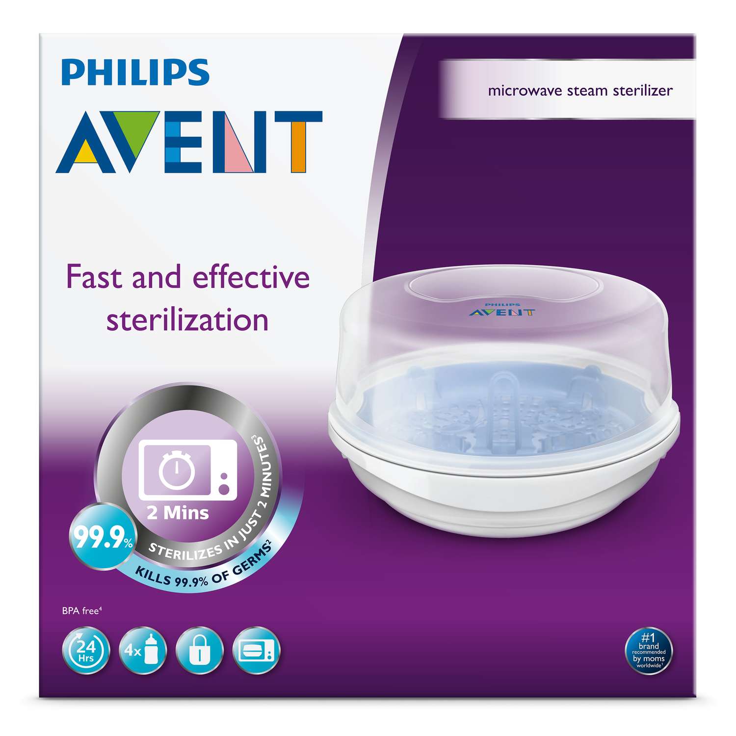 Стерилизатор для СВЧ Philips Avent SCF281/02 - фото 2