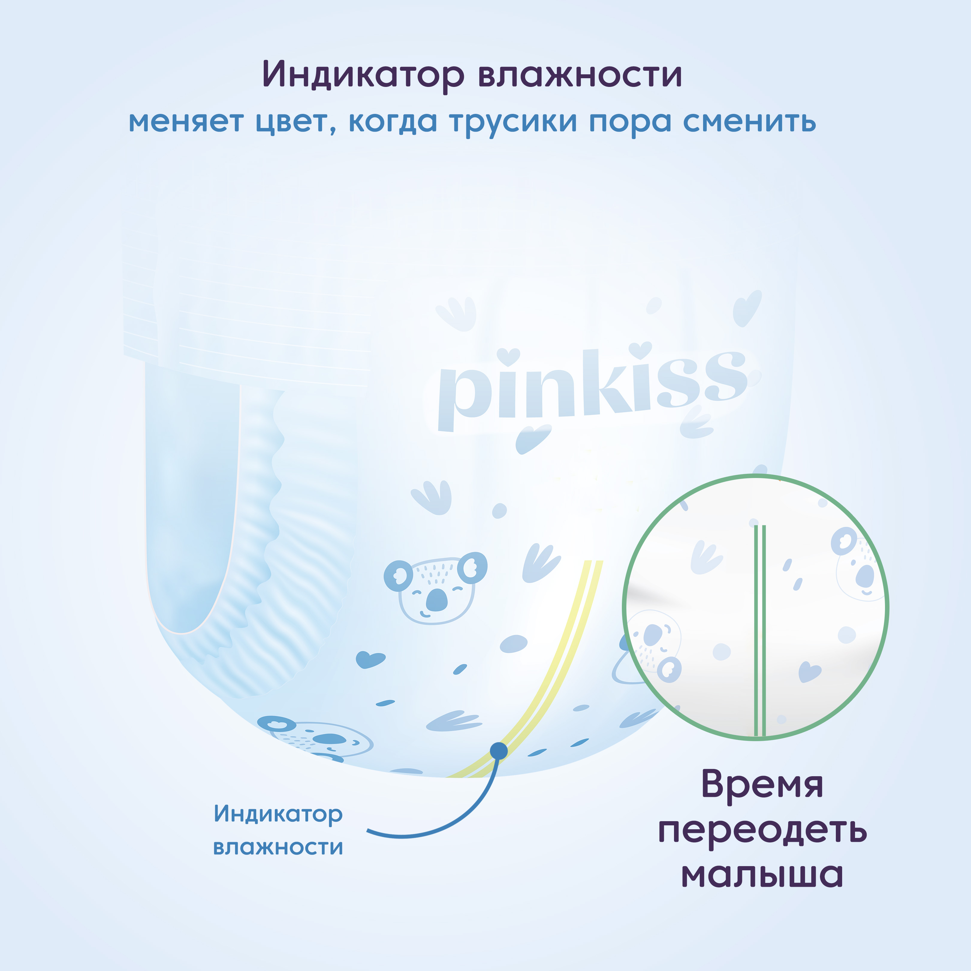 Трусики Pinkiss Premium 48 шт. M 6-11 кг - фото 4