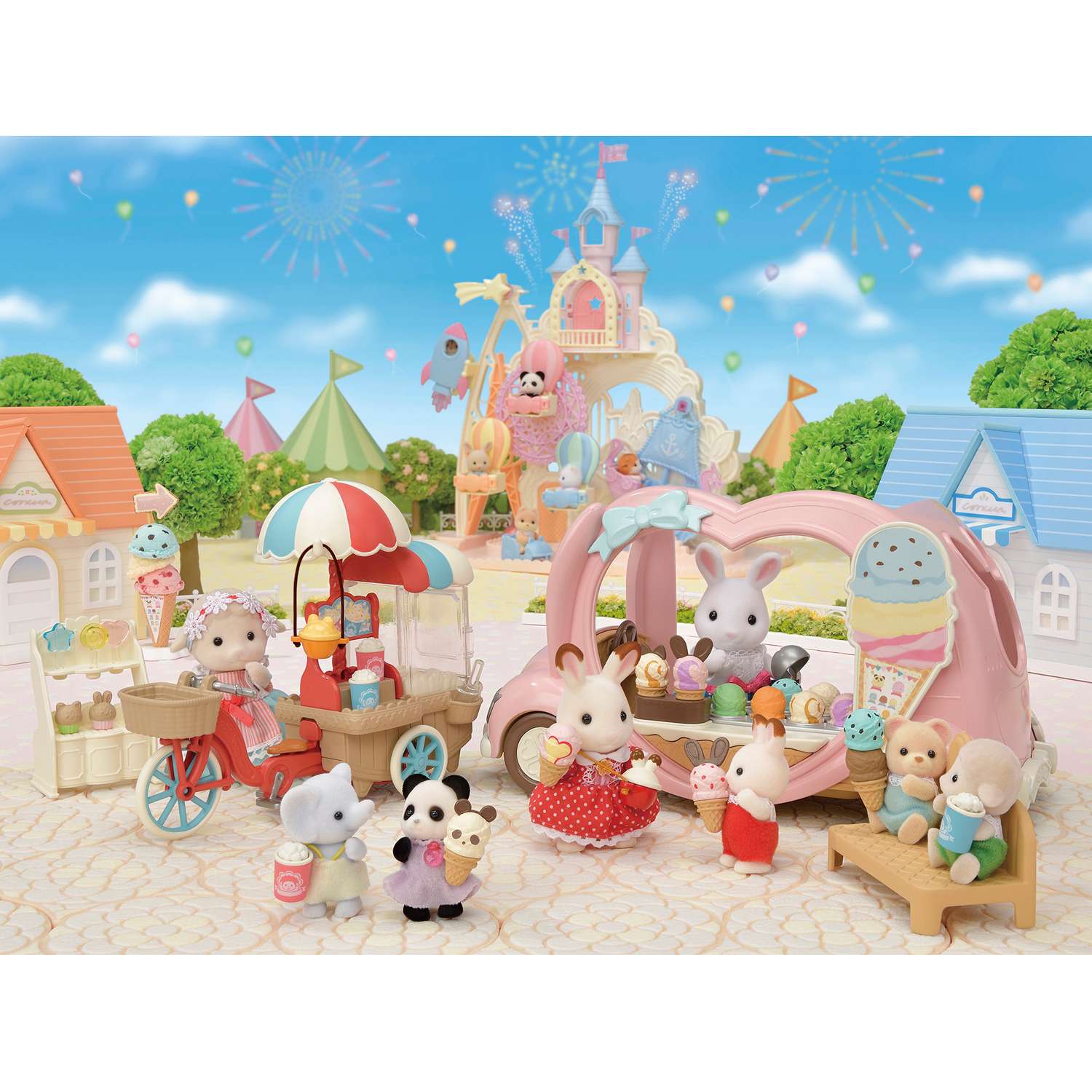 Набор Sylvanian Families Фургончик с мороженым 5651 5651 - фото 9