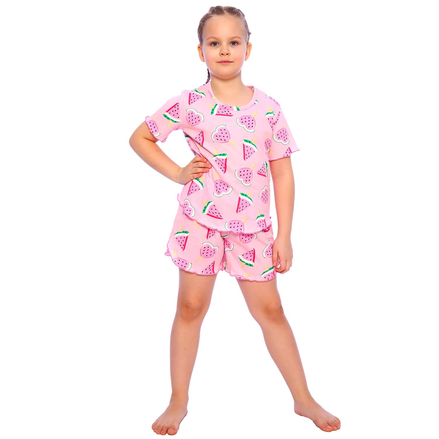 Пижама Детская Одежда 0410КД2/розовый5 - фото 1