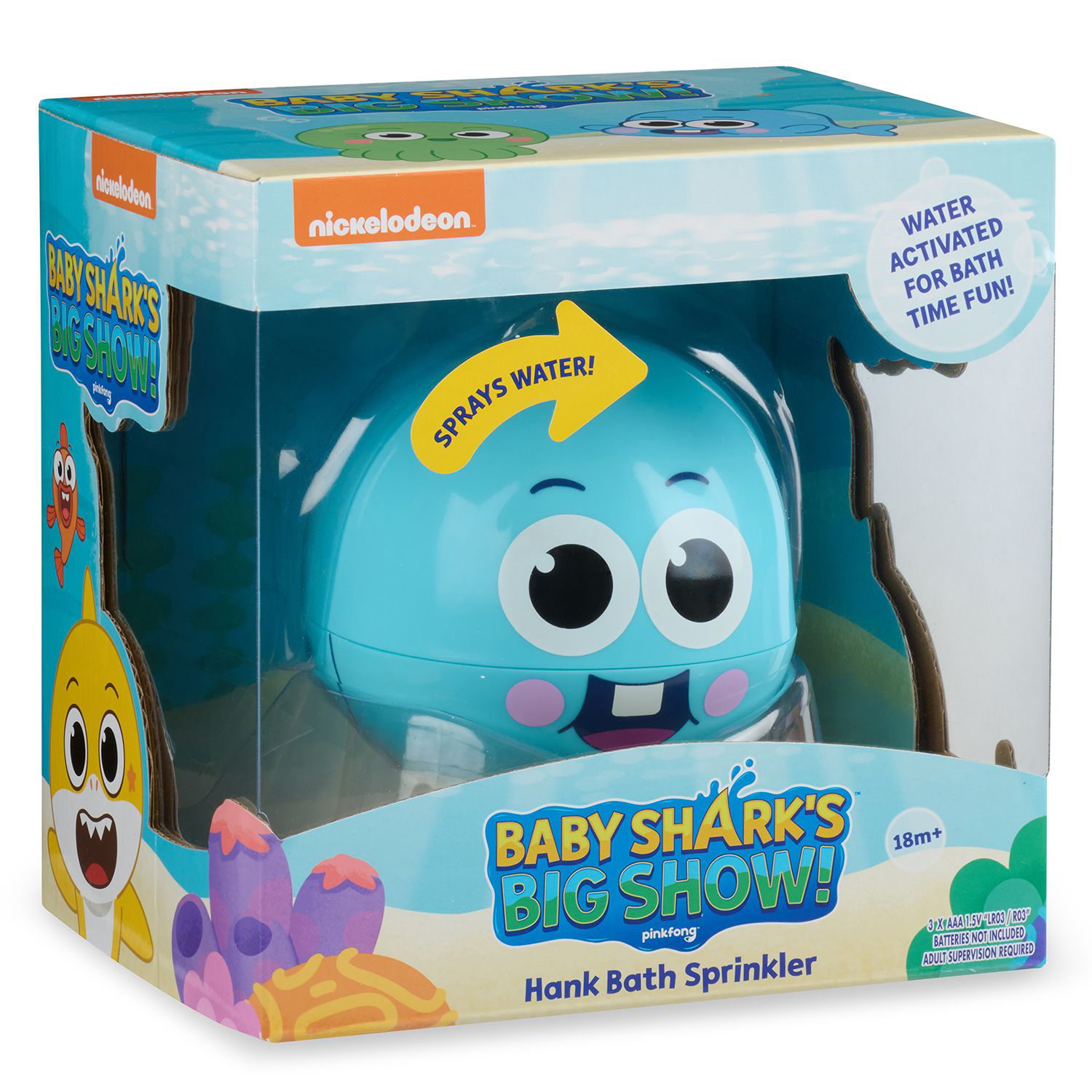 Игрушка для ванной Wow Wee друзья Baby Shark Хэнк - фонтан 61516 - фото 3