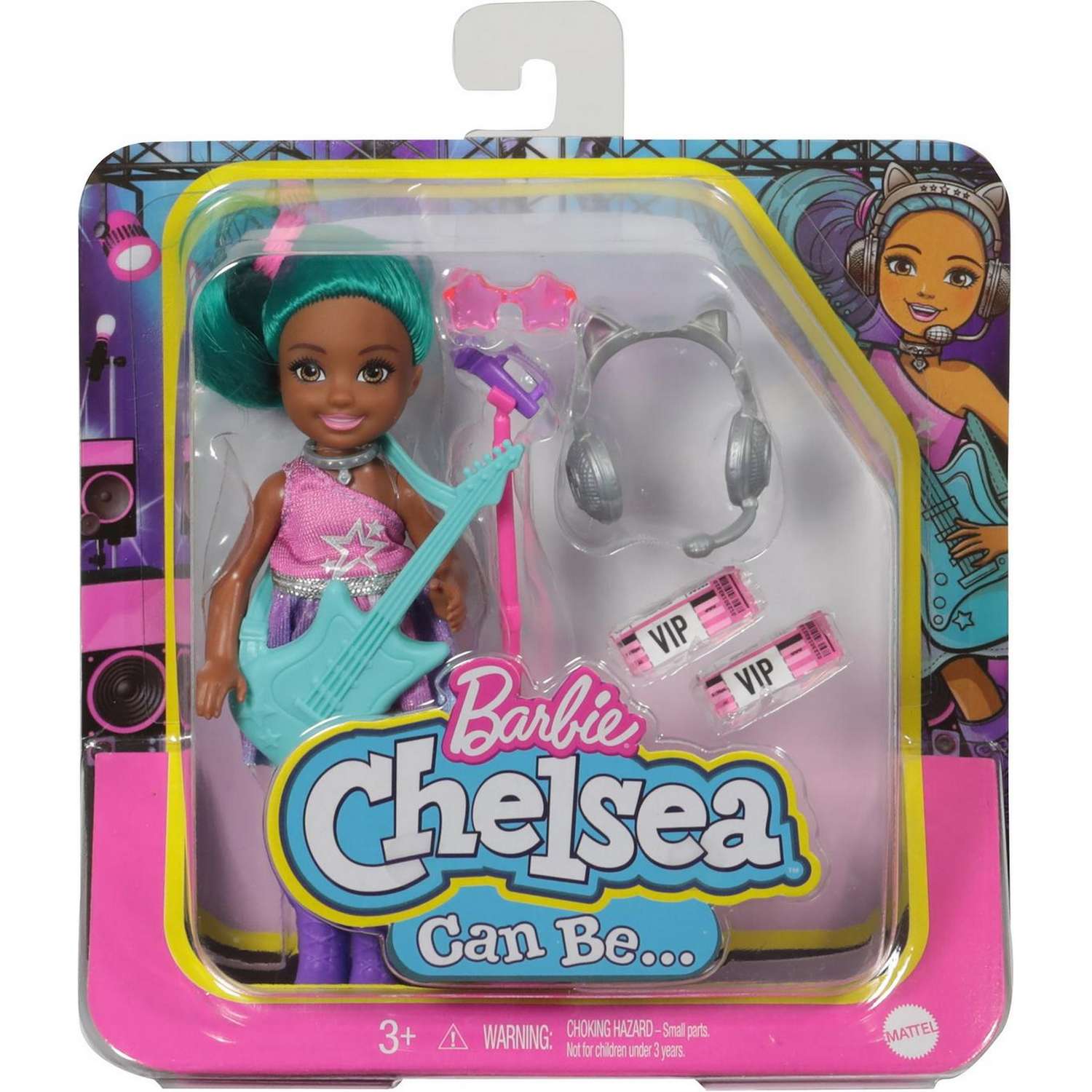 Набор Barbie Карьера Челси Рок-звезда кукла+аксессуары GTN89 GTN86 - фото 2
