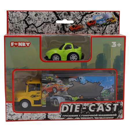 Набор Funky Toys 1:60 грузовик с машинкой FT61055
