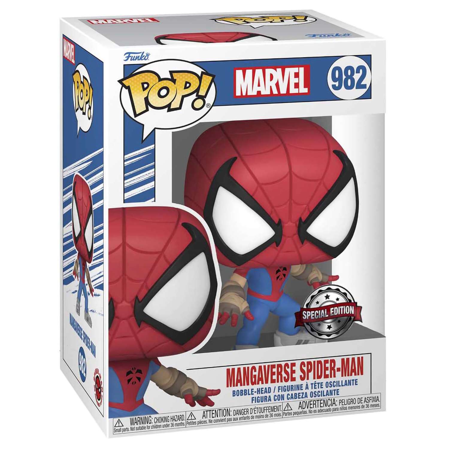 Фигурка Funko POP! Bobble Marvel YS Mangaverse Spider-Man Человек Паук - фото 2