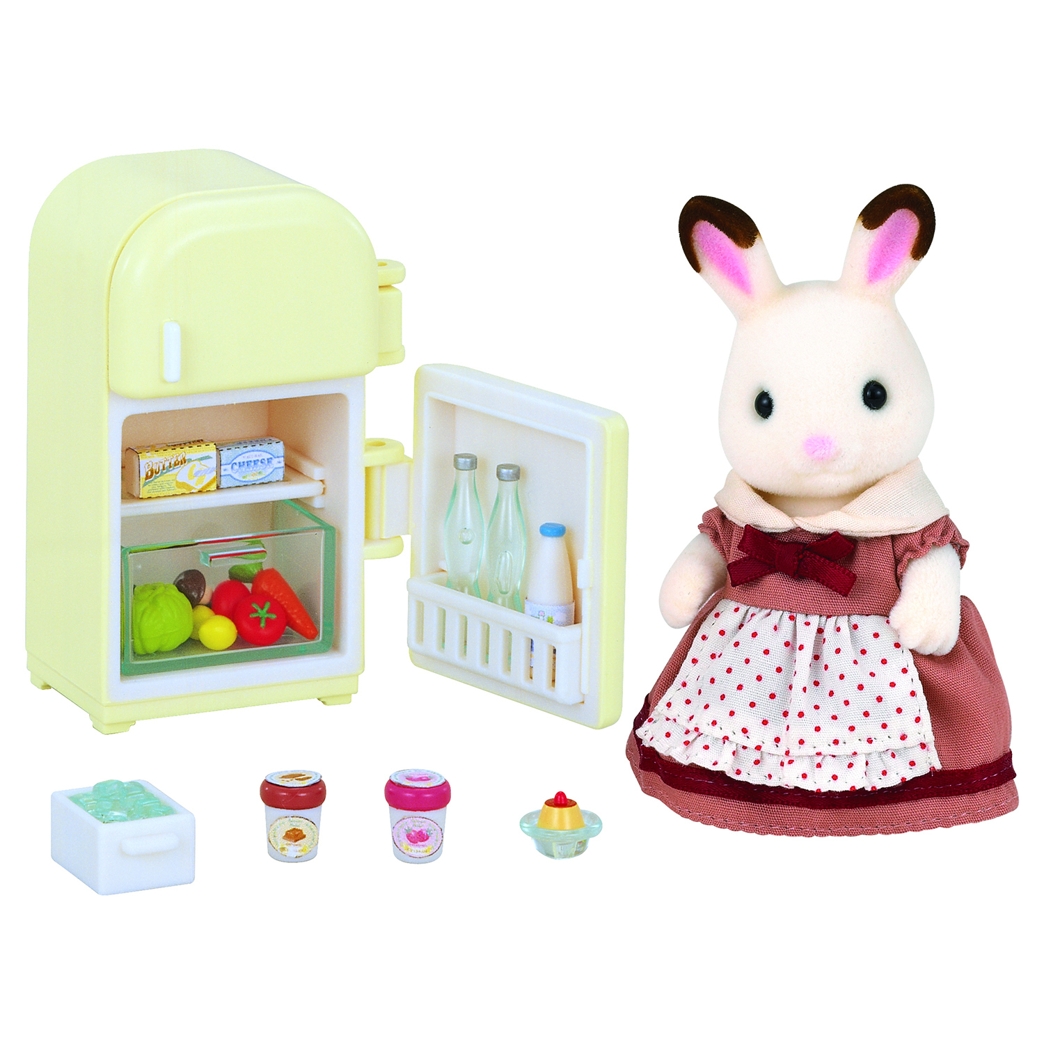 Набор Sylvanian Families Мама кролик и холодильник (5014) купить по цене  1599 ₽ в интернет-магазине Детский мир