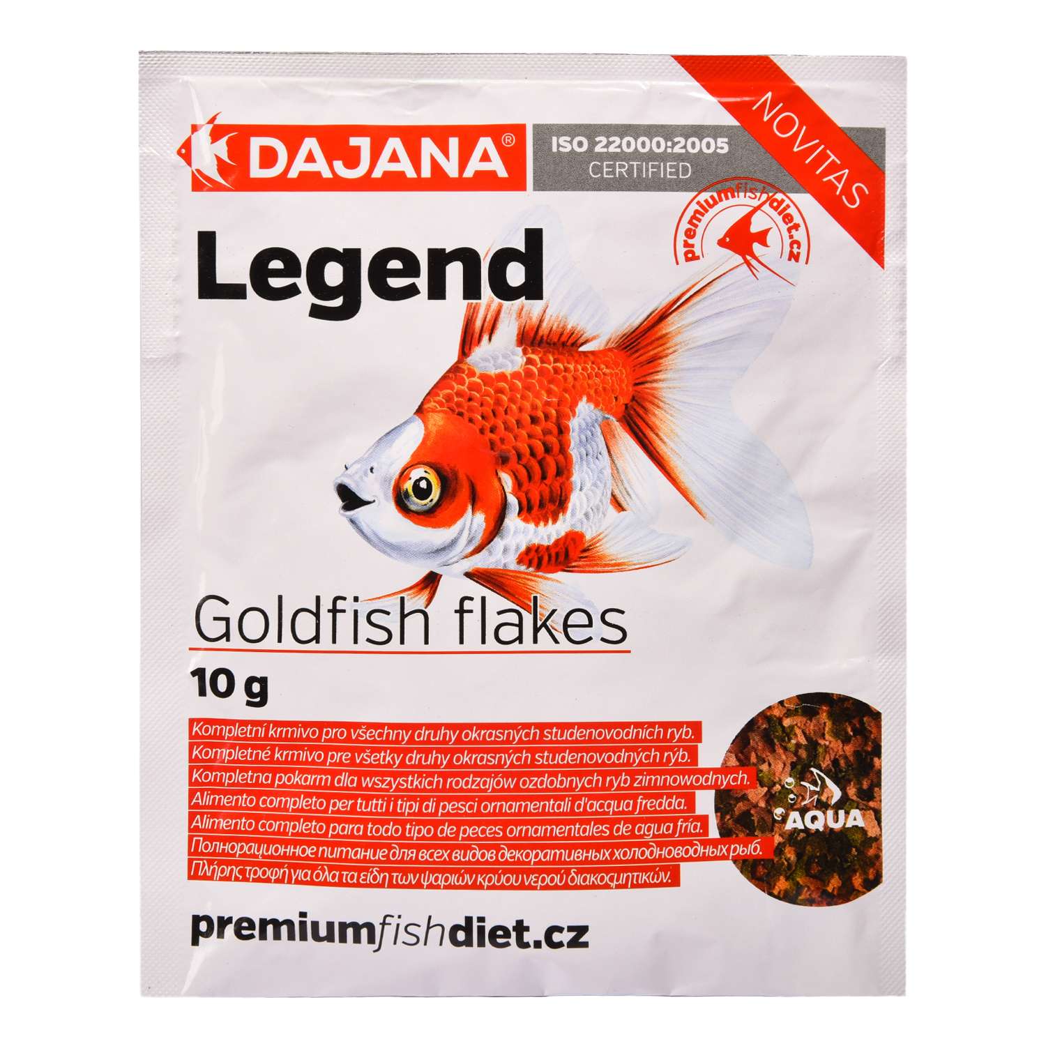 Корм для рыб DAJANA Legend Goldfish Хлопья 80мл DP017S0 - фото 1