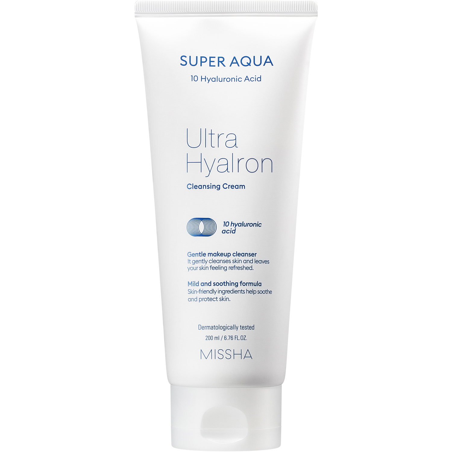 Пенка для умывания MISSHA Super Aqua Ultra Hyalron для умывания и снятия макияжа 200 мл - фото 1