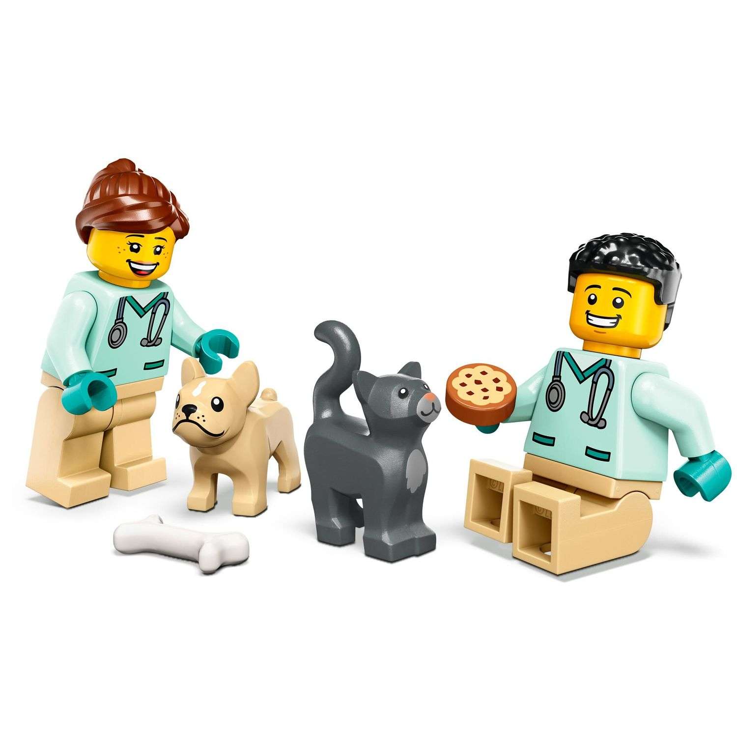 Конструктор Lego Спасательный фургон ветеринара 60382 - фото 6