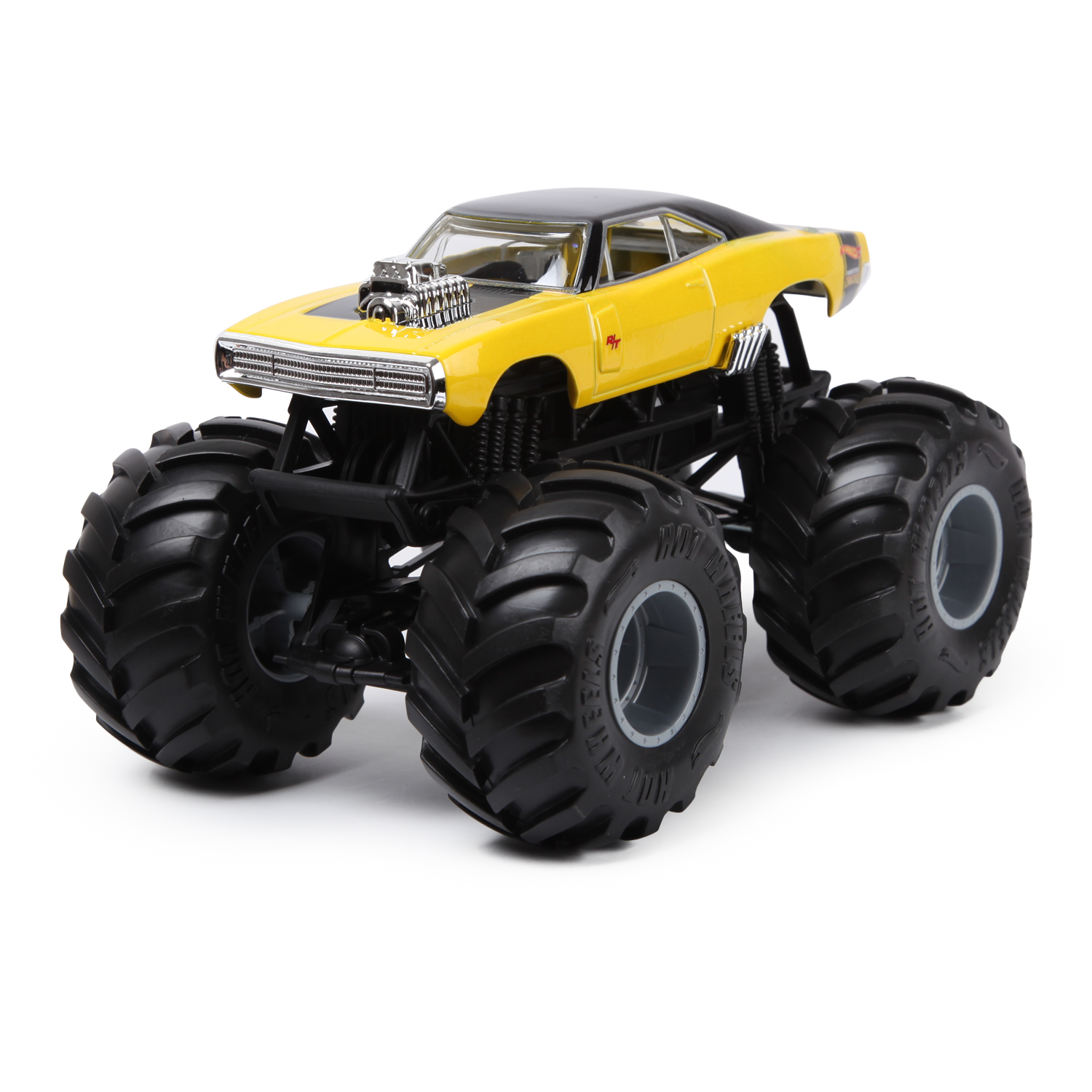 Машинка Hot Wheels Monster Trucks 1:24 Додж Чарджер GBV30 FYJ83 - фото 6