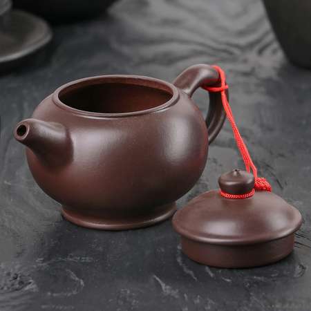Заварочный чайник Sima-Land керамический «Красная глина» 150 мл