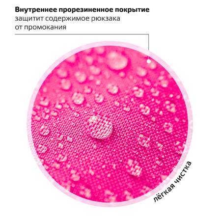 Рюкзак Пифагор школьный для девочки 1 отделение