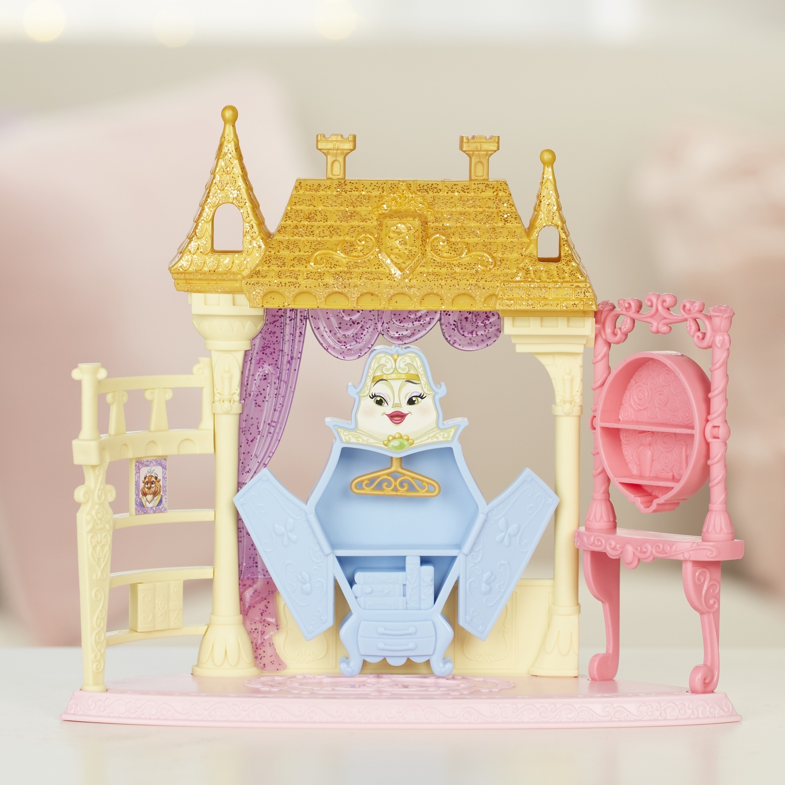 Набор игровой Disney Princess Hasbro Кукла из мультфильма Спальня Белль E3083EU4 E3052EU4 - фото 7