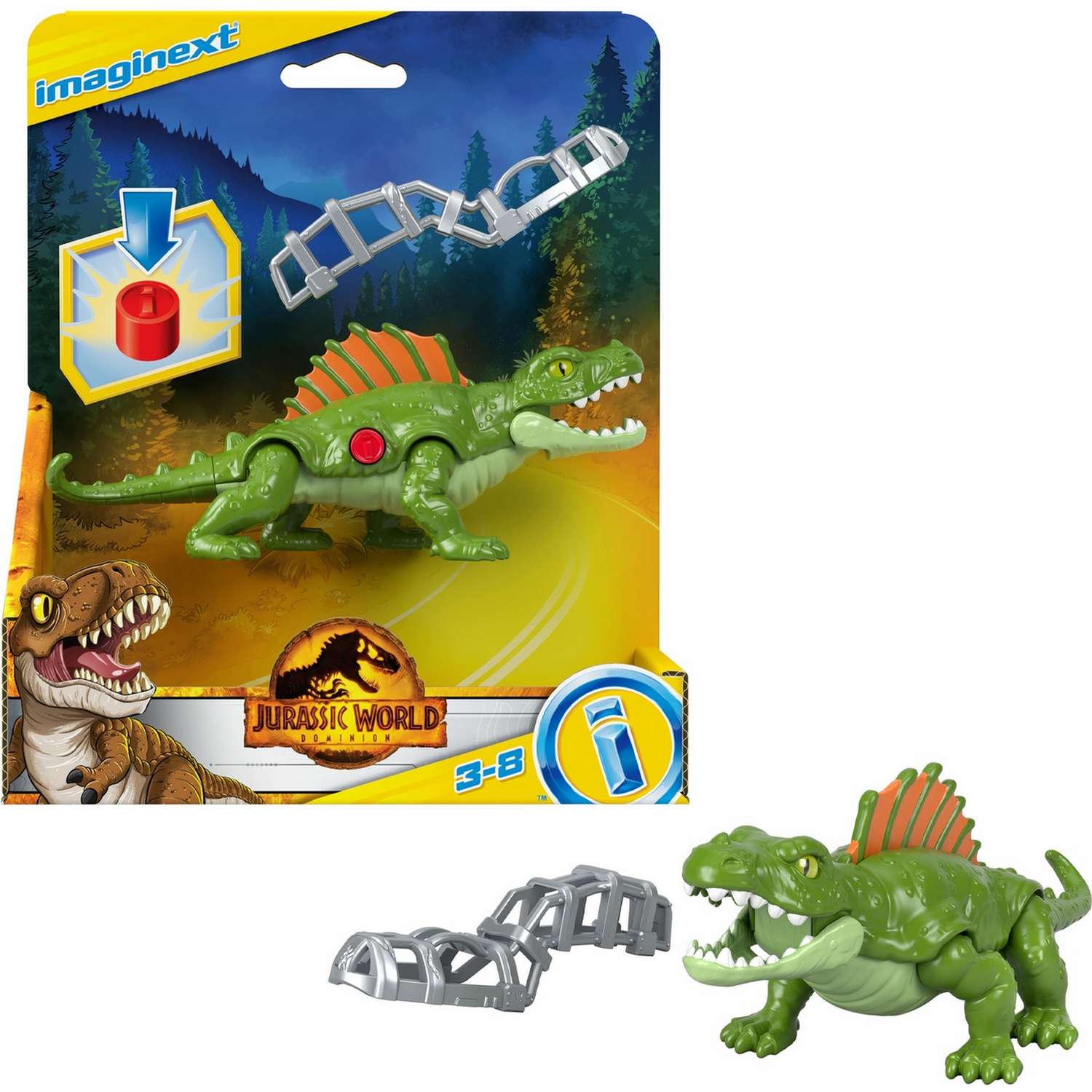 Фигурка IMAGINEXT Jurassic World Диметродон GVV96 - фото 12