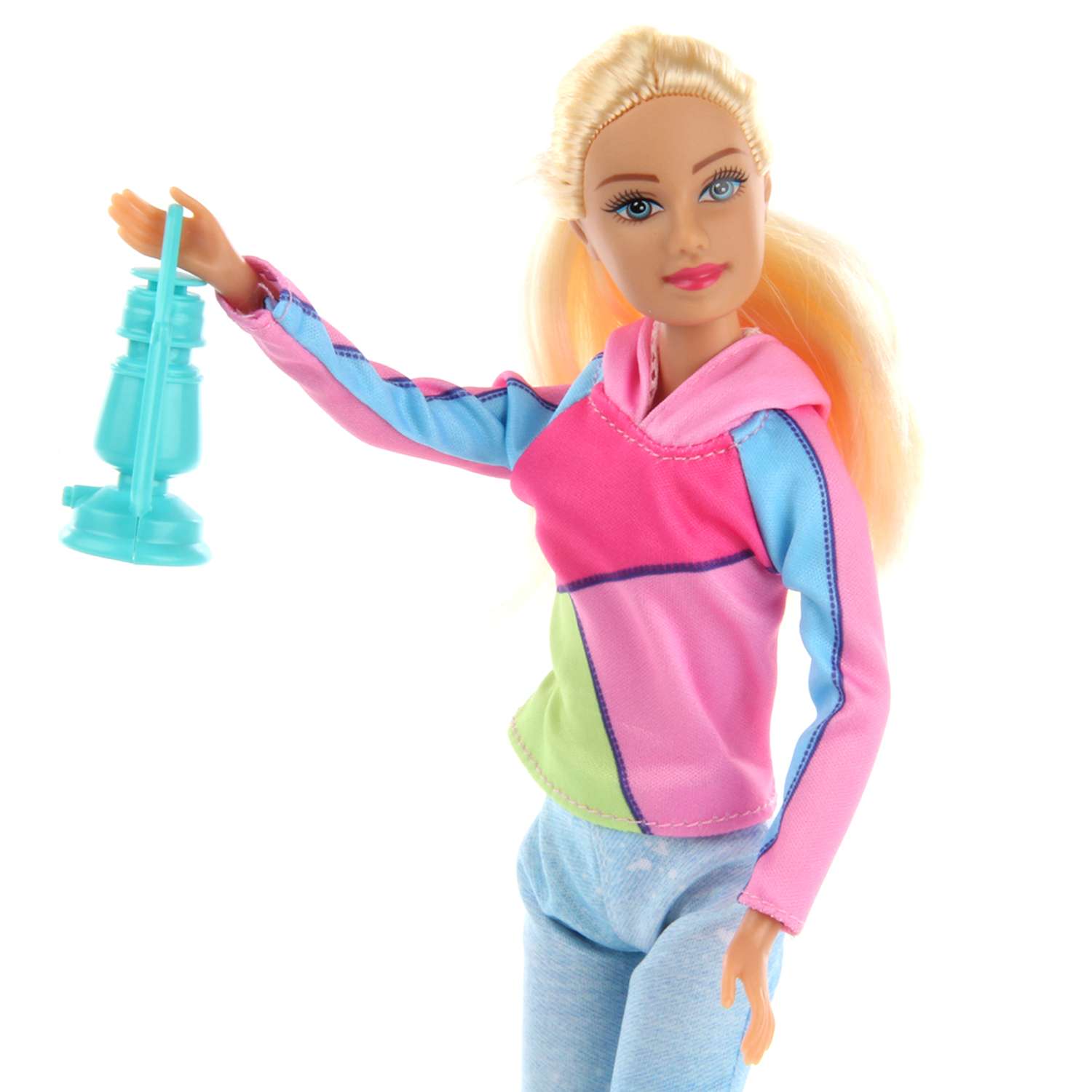 Кукла модель Барби Veld Co с ребенком и палаткой 125547 - фото 3